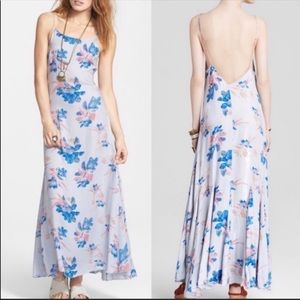 Free People Star Chasing Flowy Flora Maxi Dress